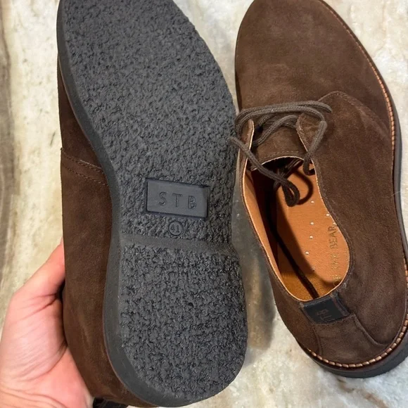 Men's STB SHOE THE BEAR Kip Desert Brown Suede Chukka Boots- Size 41 - Picture 6 of 9